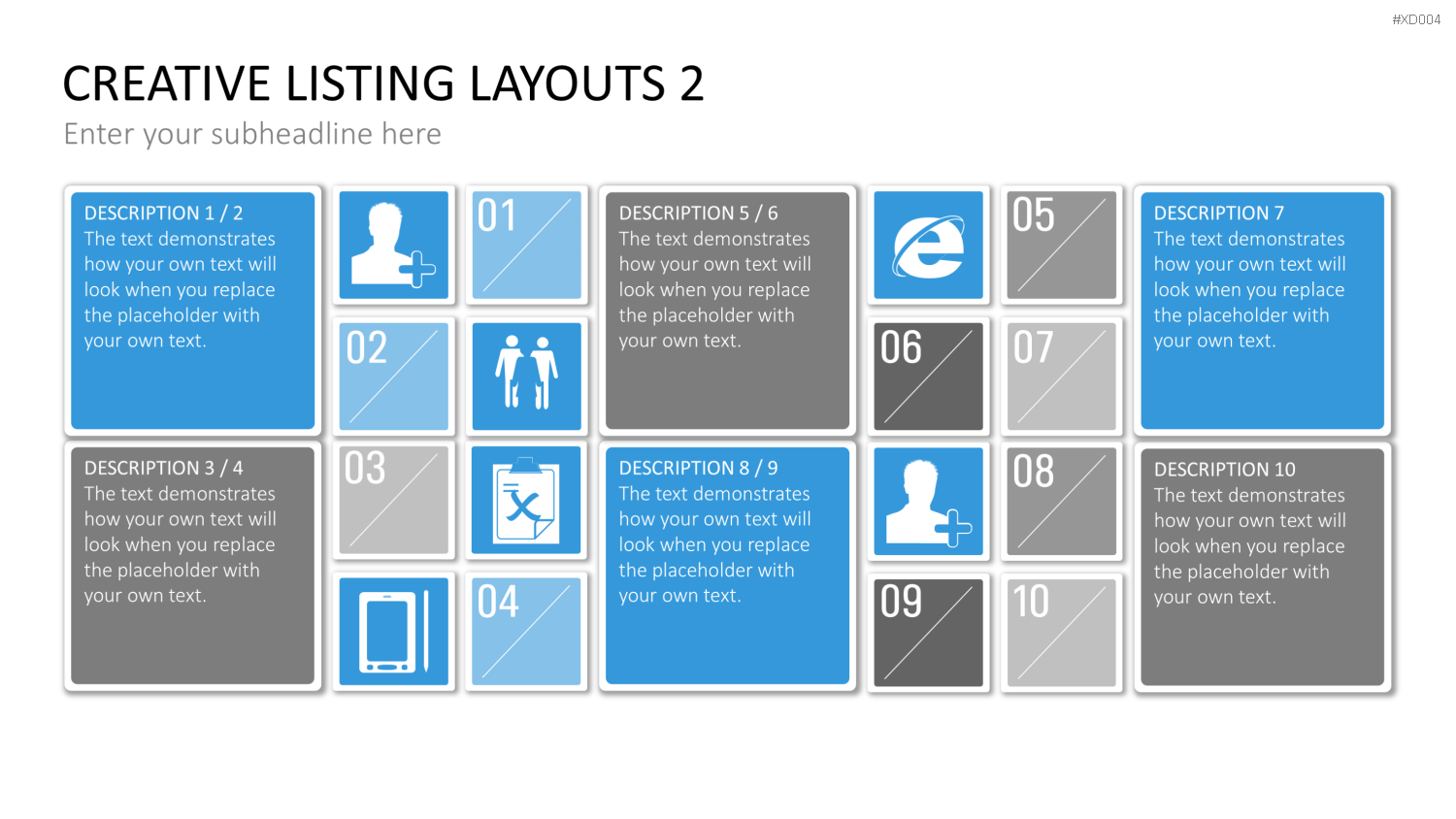 Creative Listing Bundle PowerPoint-Vorlage