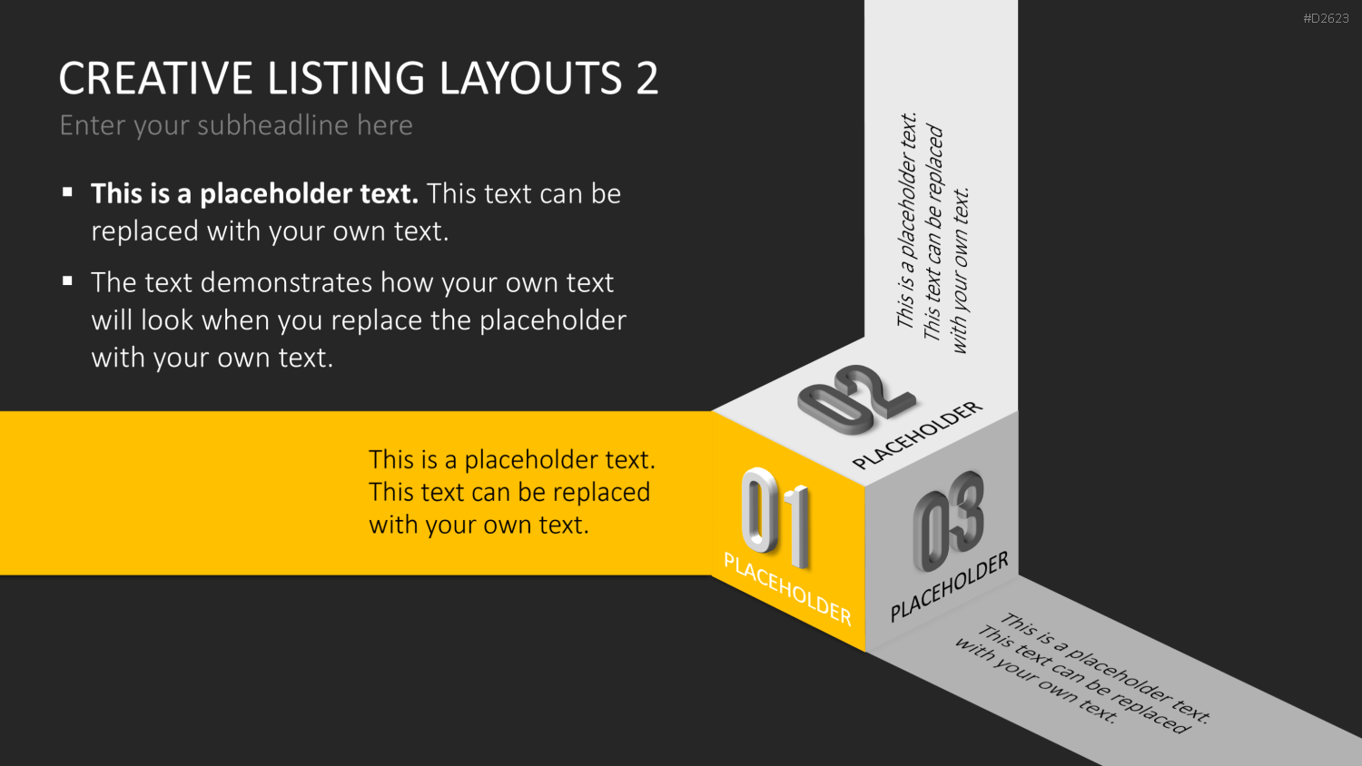 Creative Lists 2 PowerPoint-Vorlage