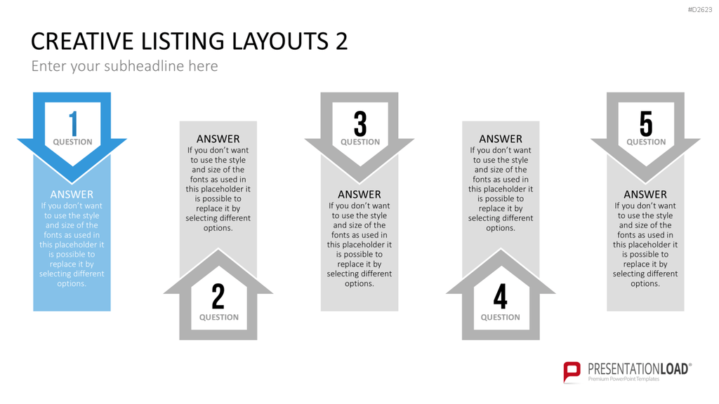 Creative Lists 2 PowerPoint-Vorlage