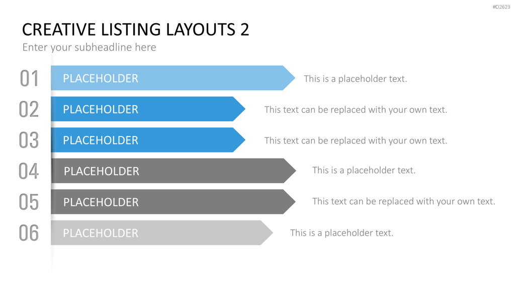 Creative Lists 2 PowerPoint-Vorlage