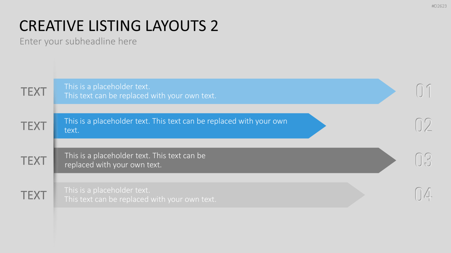 Creative Lists 2 PowerPoint-Vorlage