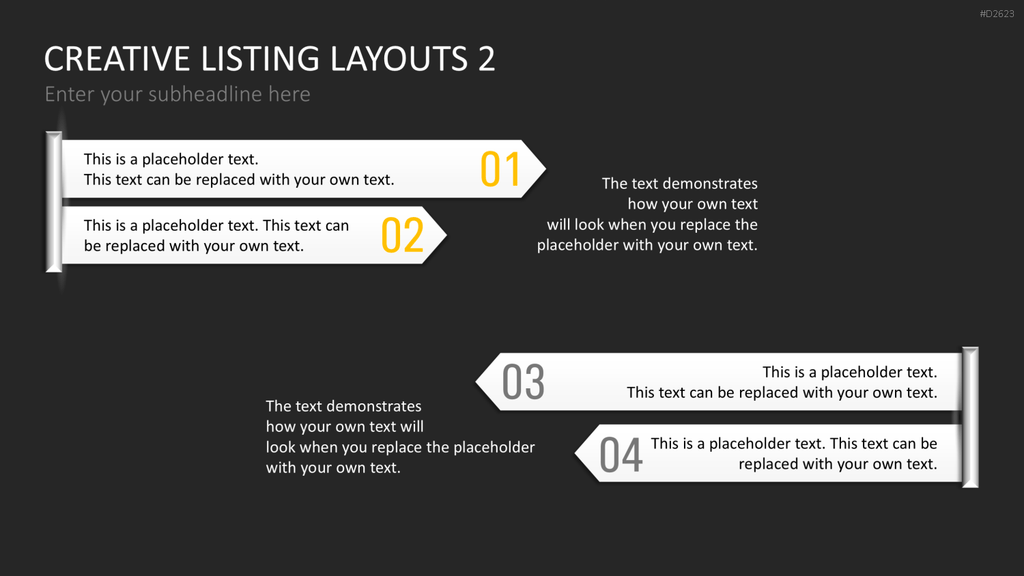 Creative Lists 2 PowerPoint-Vorlage