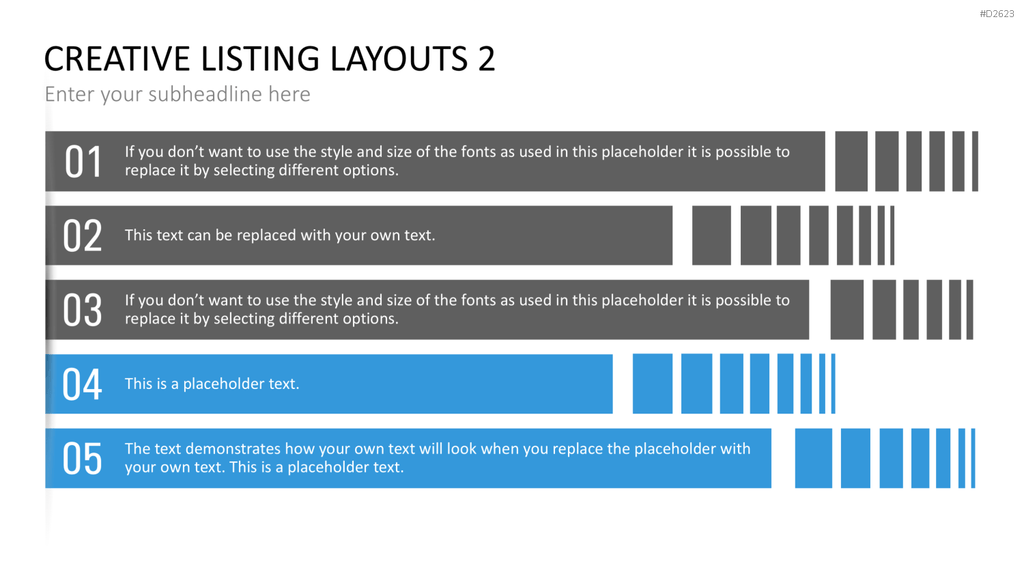 Creative Lists 2 PowerPoint-Vorlage