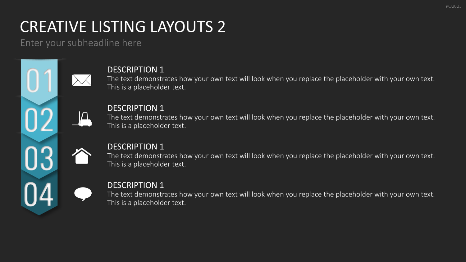 Creative Lists 2 PowerPoint-Vorlage