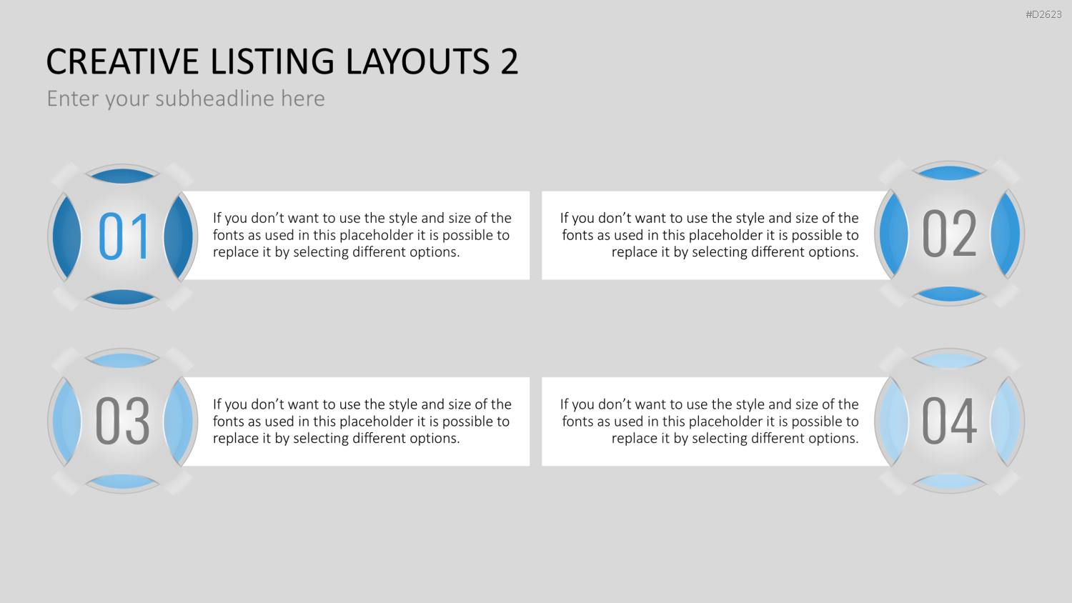Creative Lists 2 PowerPoint-Vorlage