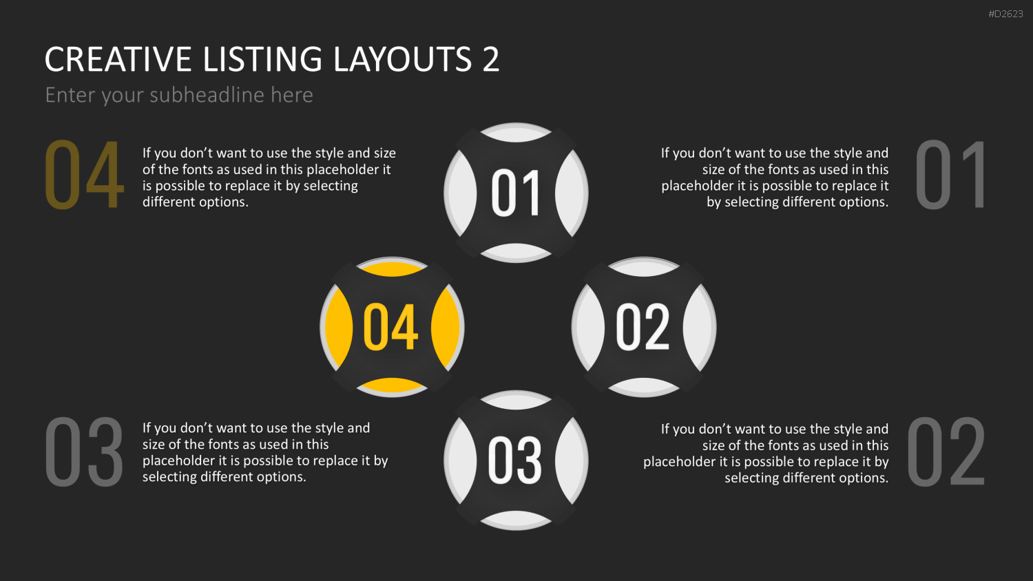 Creative Lists 2 PowerPoint-Vorlage