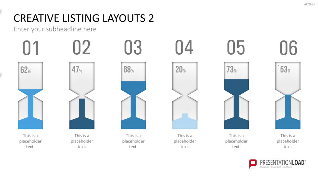 Creative Lists 2 PowerPoint-Vorlage