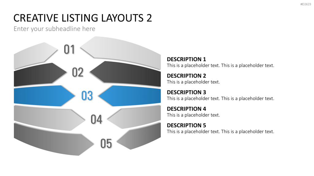 Creative Lists 2 PowerPoint-Vorlage