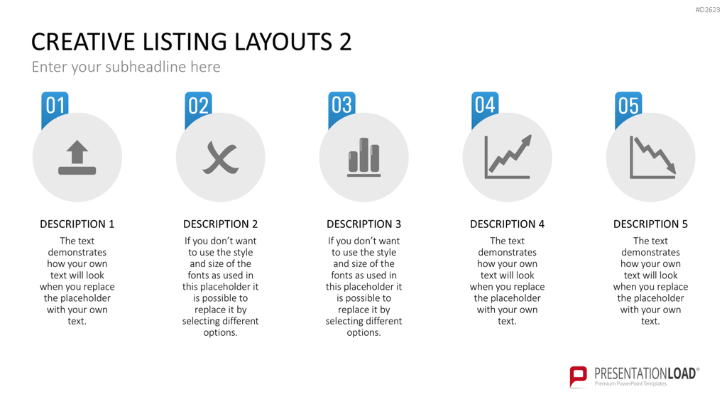 Creative Lists 2 PowerPoint-Vorlage