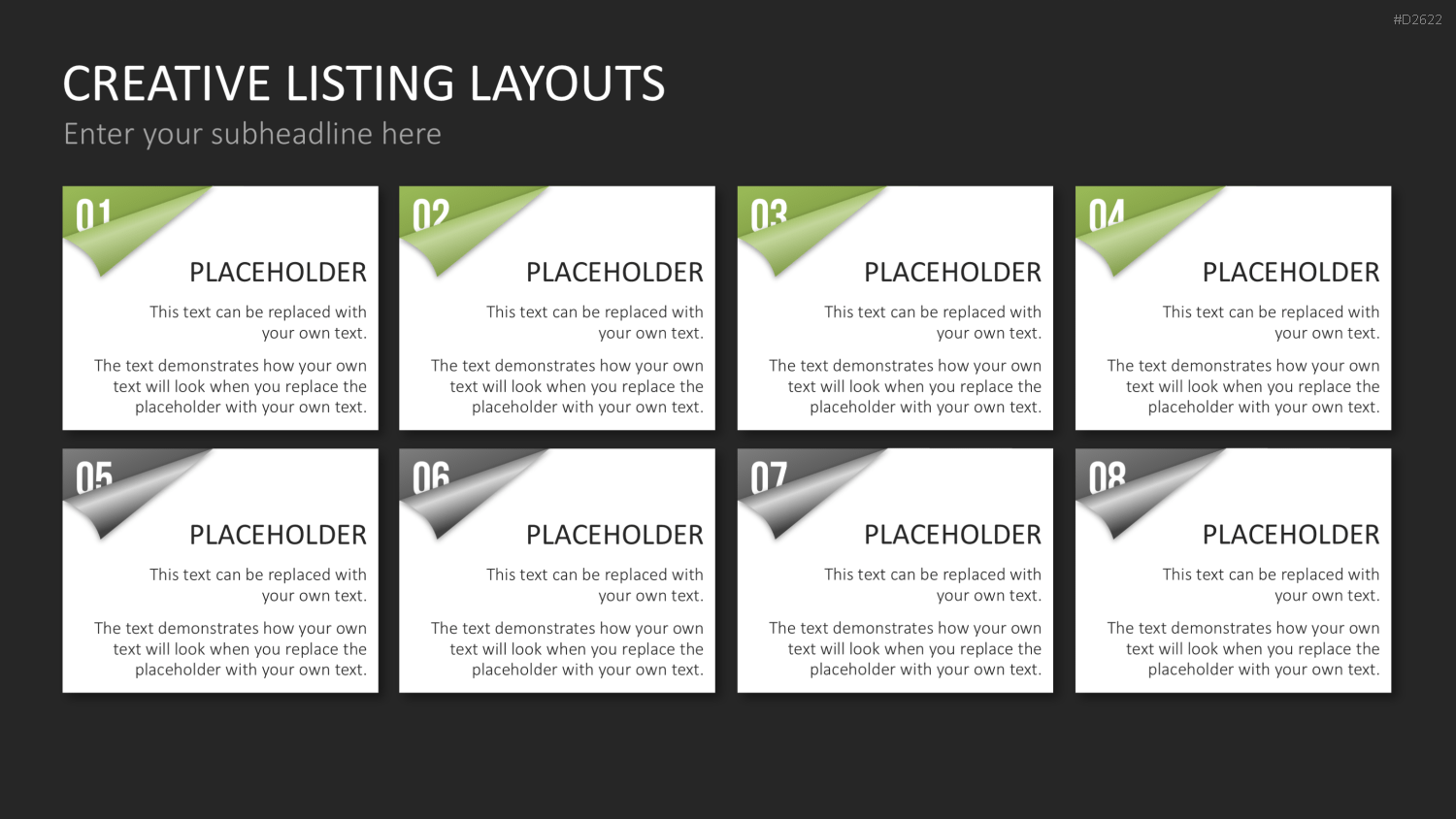 Creative Lists 1 PowerPoint-Vorlage
