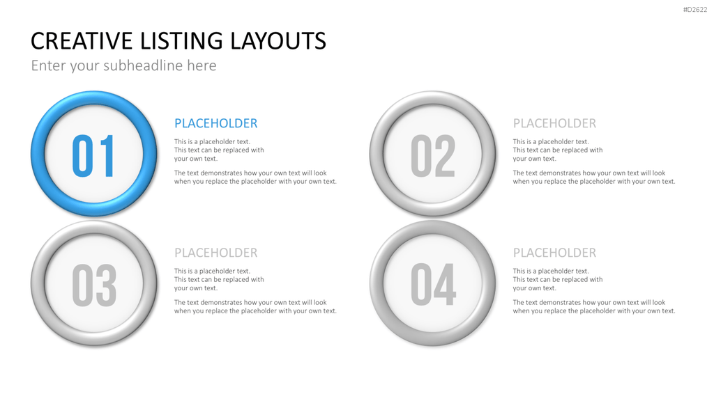 Creative Lists 1 PowerPoint-Vorlage