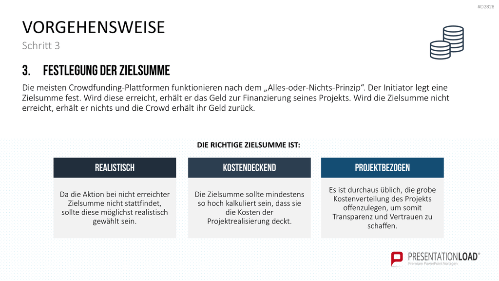 Crowdfunding PowerPoint-Vorlage