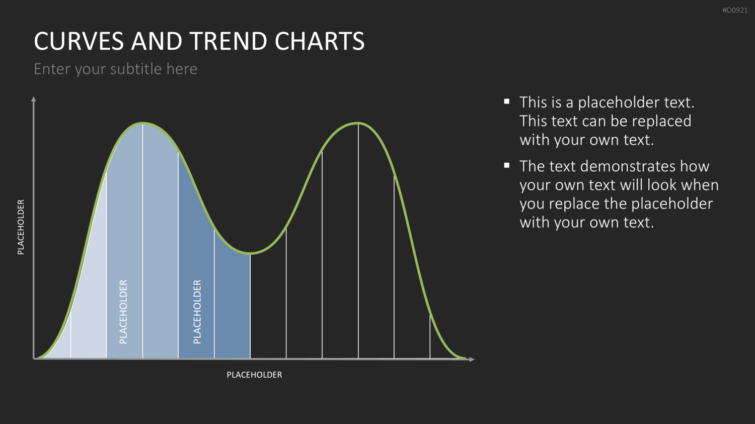 Kurven- und Trend-Charts PowerPoint-Vorlage