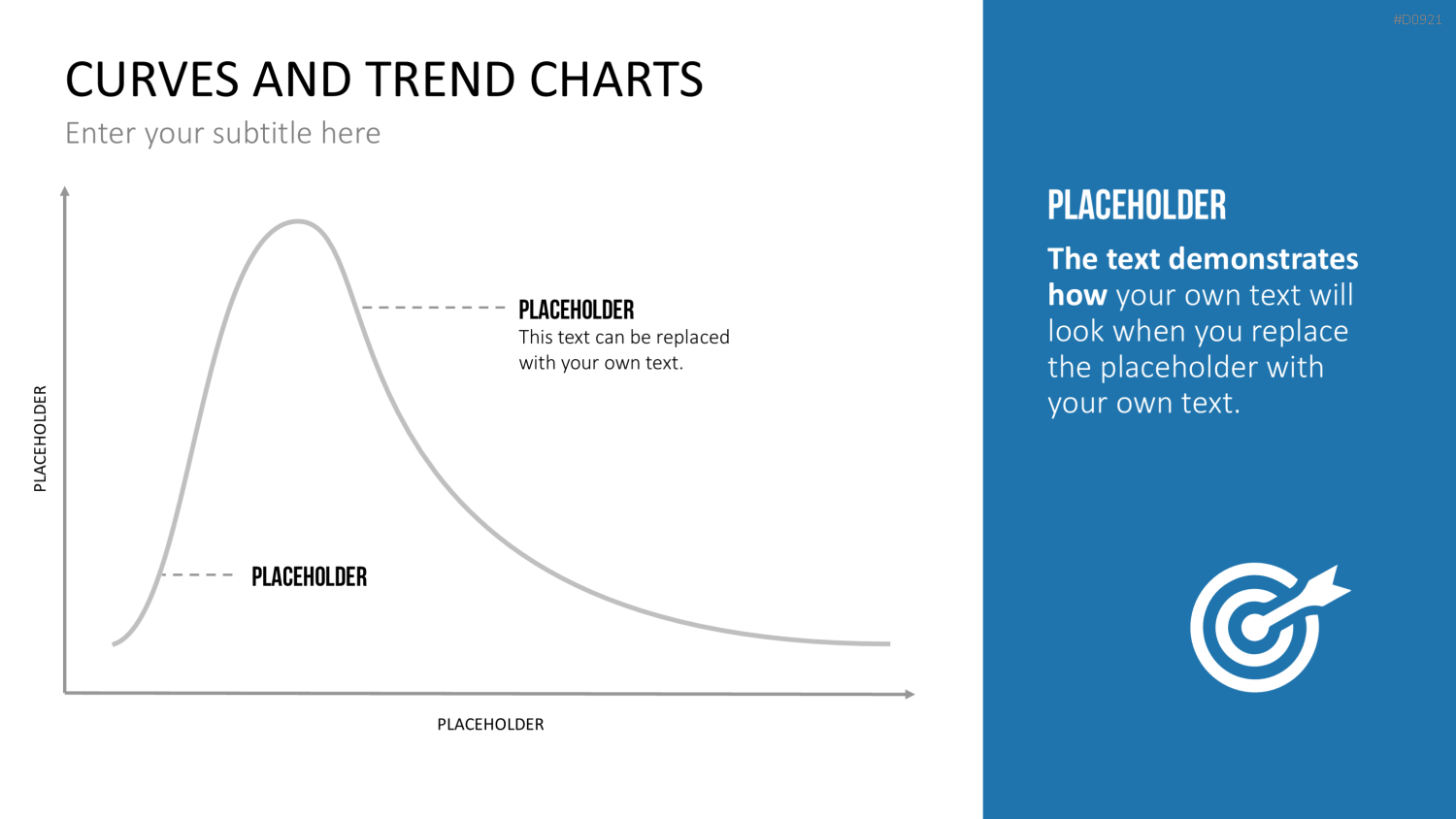 Kurven- und Trend-Charts PowerPoint-Vorlage