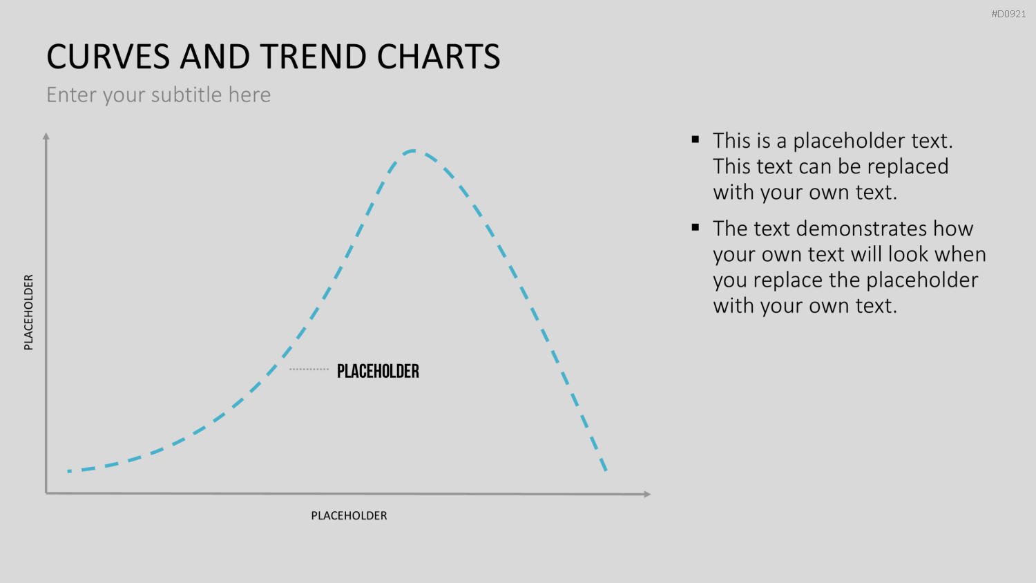 Kurven- und Trend-Charts PowerPoint-Vorlage