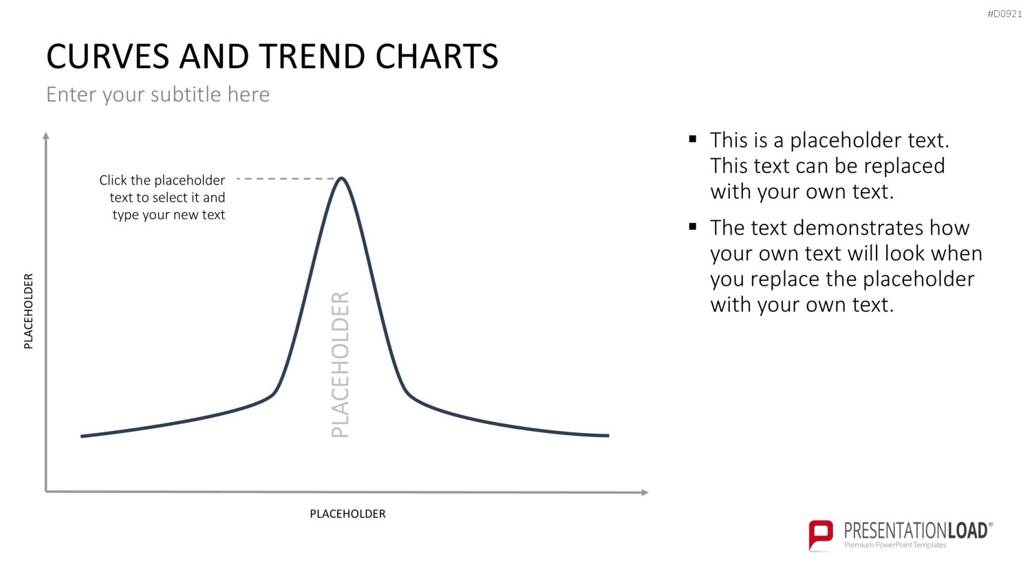Kurven- und Trend-Charts PowerPoint-Vorlage
