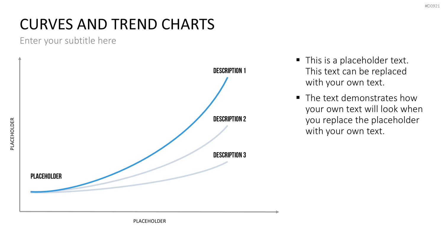 Kurven- und Trend-Charts PowerPoint-Vorlage