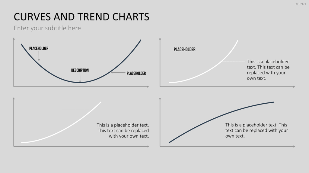 Kurven- und Trend-Charts PowerPoint-Vorlage