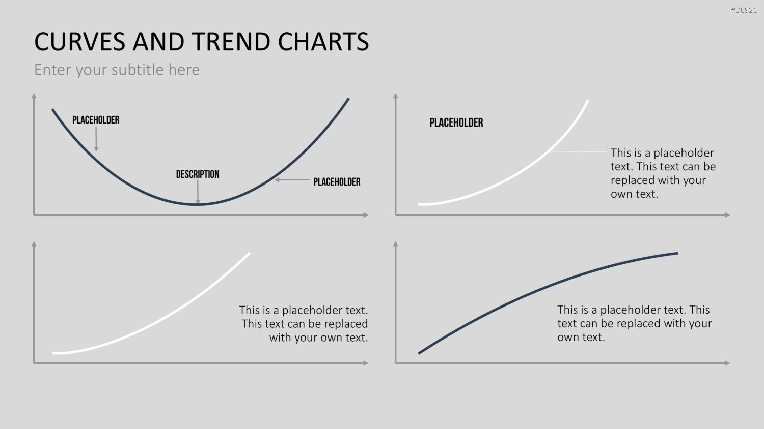 Kurven- und Trend-Charts PowerPoint-Vorlage