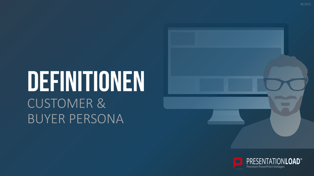 Customer & Buyer Persona PowerPoint-Vorlage
