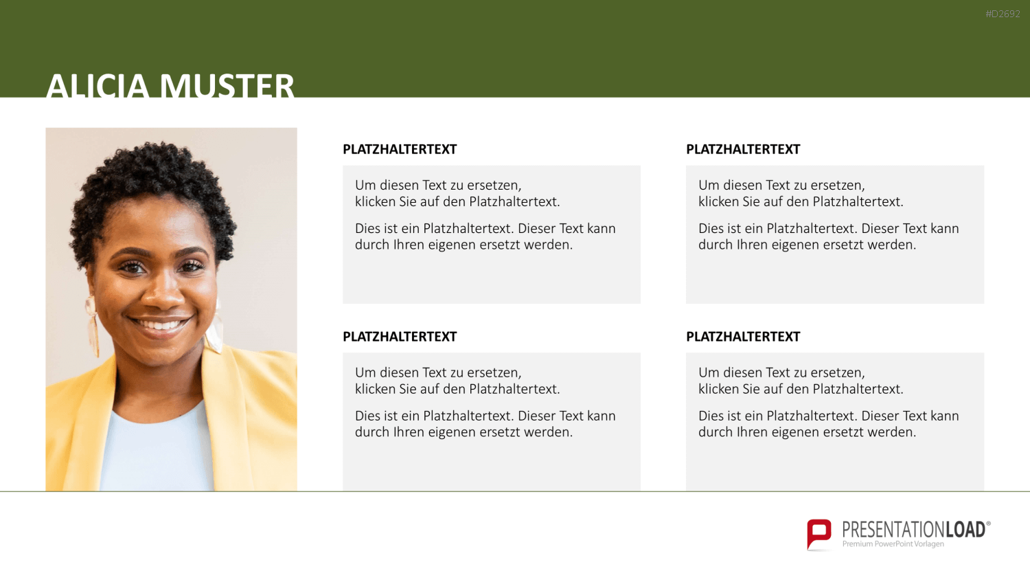 Customer & Buyer Persona PowerPoint-Vorlage