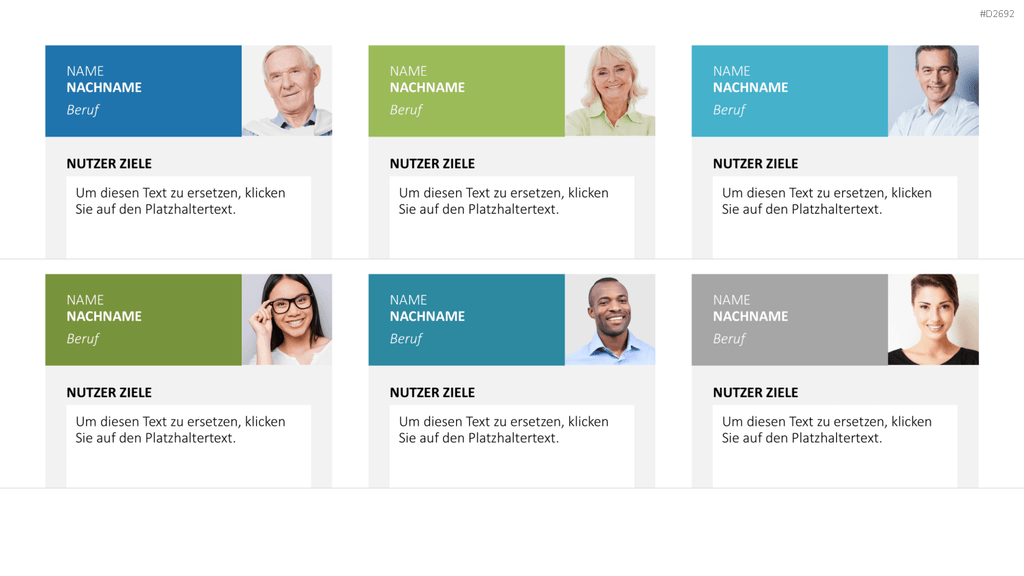 Customer & Buyer Persona PowerPoint-Vorlage