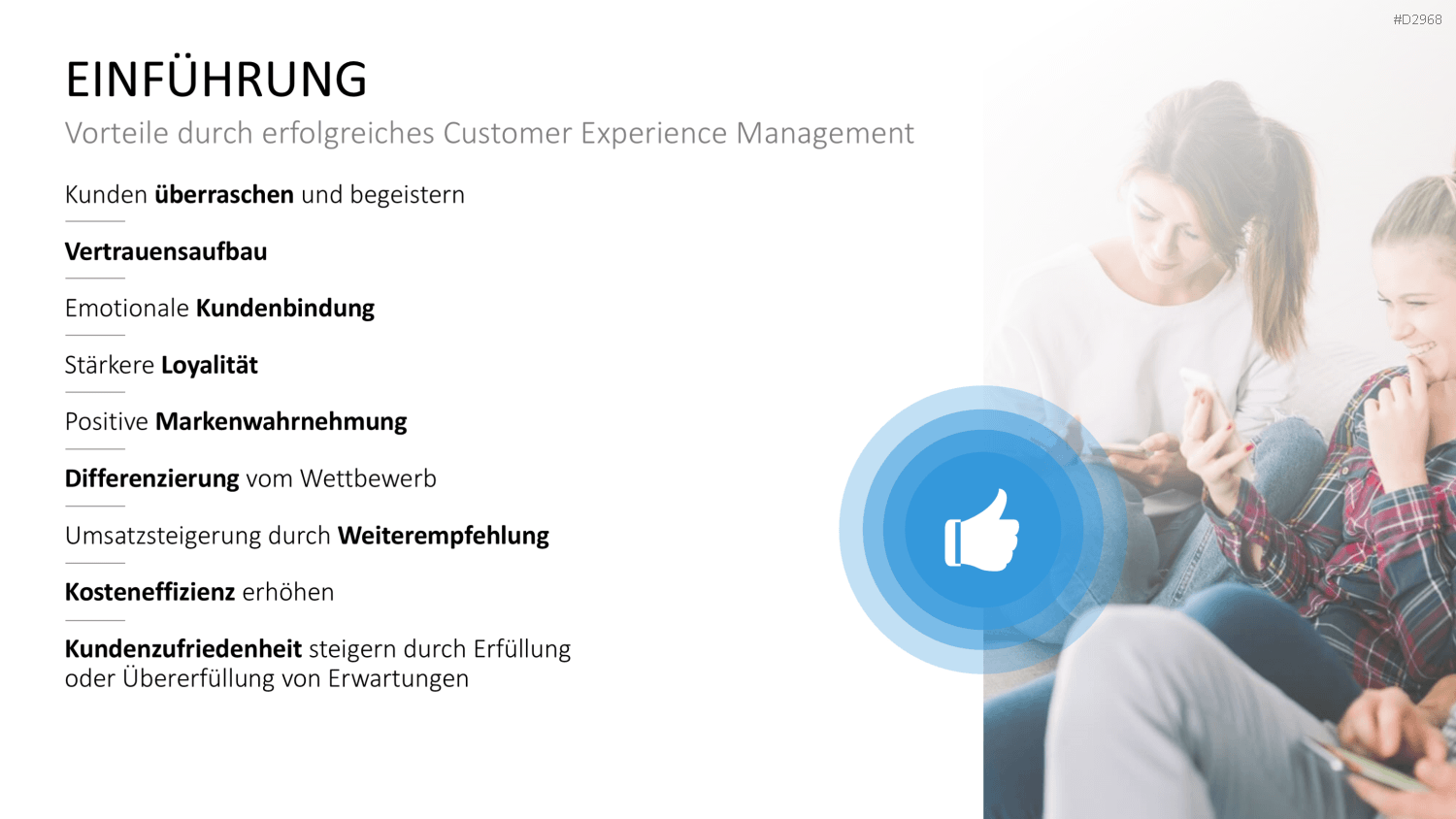 Customer Experience Management PowerPoint-Vorlage