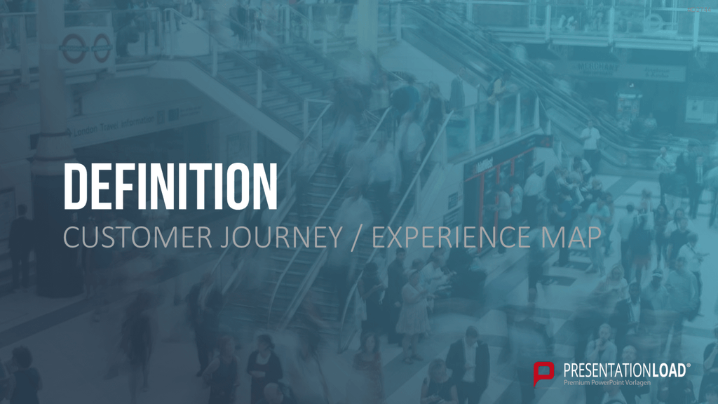Customer Journey / Experience Map PowerPoint-Vorlage
