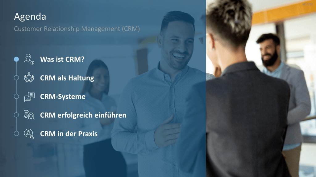 Customer Relationship Management PowerPoint-Vorlage