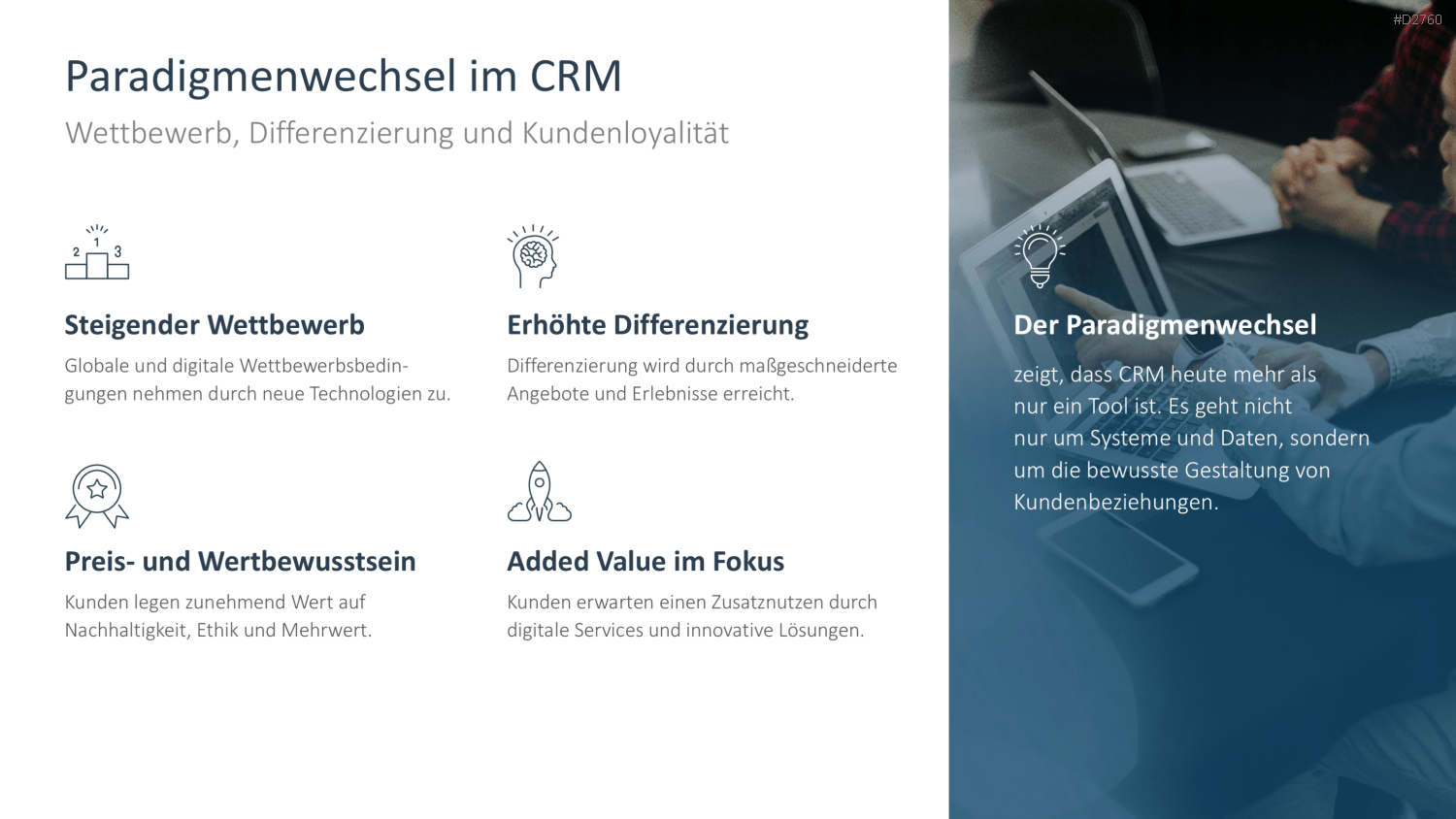 Customer Relationship Management PowerPoint-Vorlage