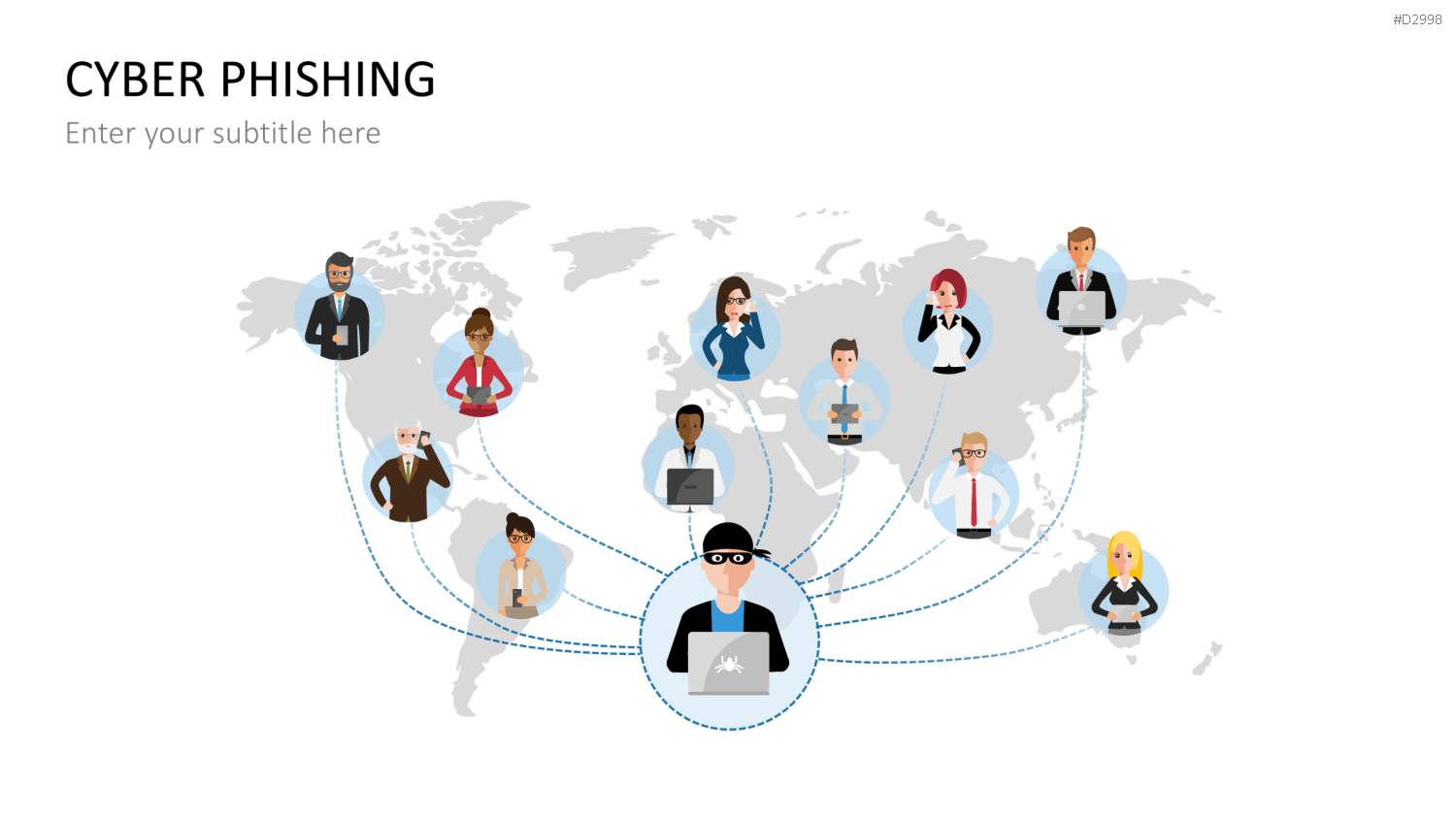 Cyber Phishing PowerPoint-Vorlage