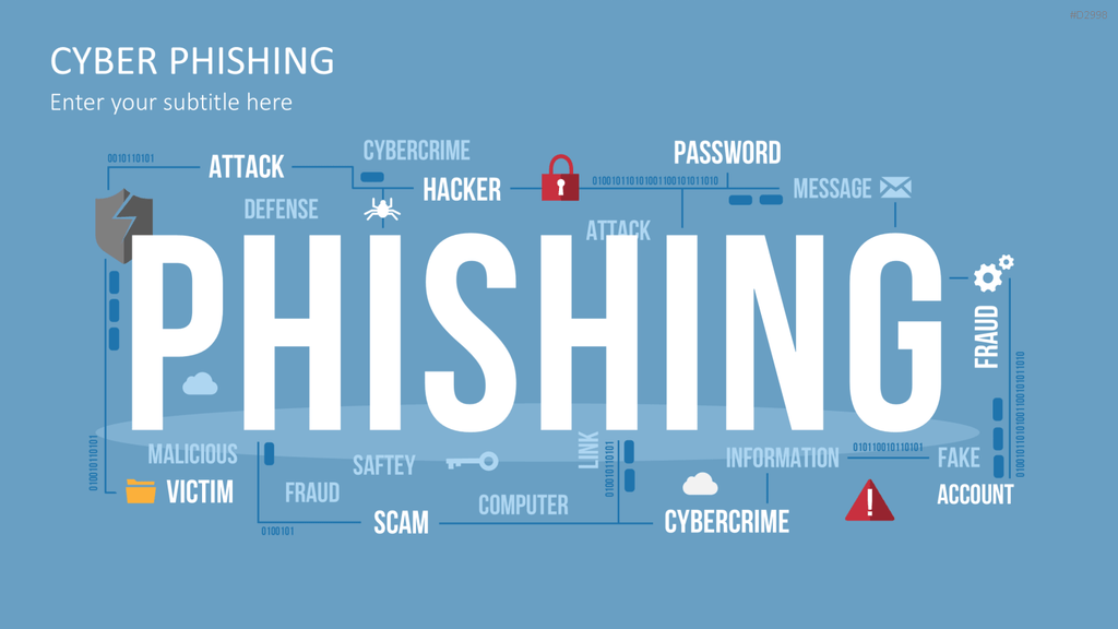 Cyber Phishing PowerPoint-Vorlage