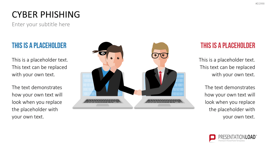 Cyber Phishing PowerPoint-Vorlage