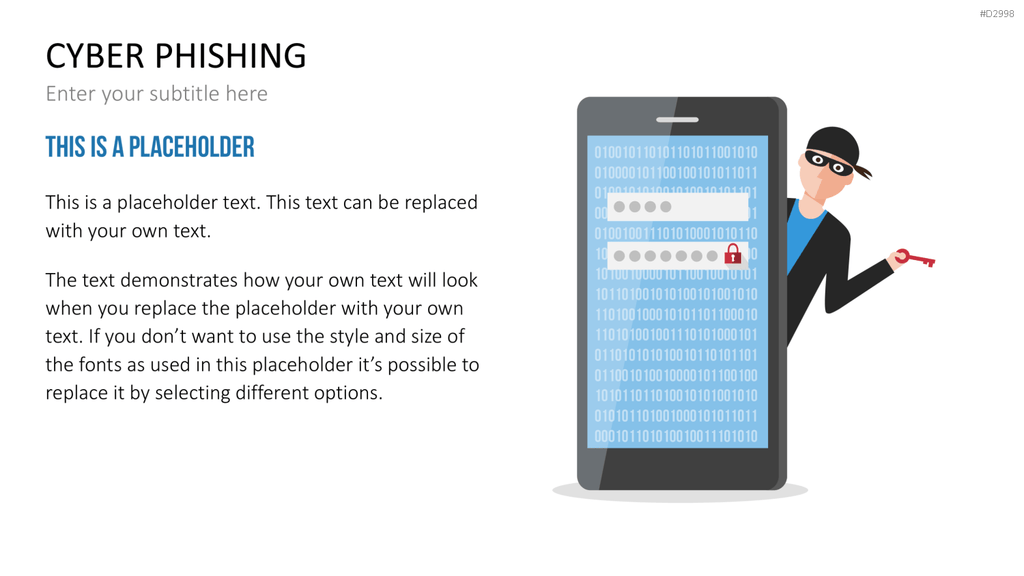 Cyber Phishing PowerPoint-Vorlage