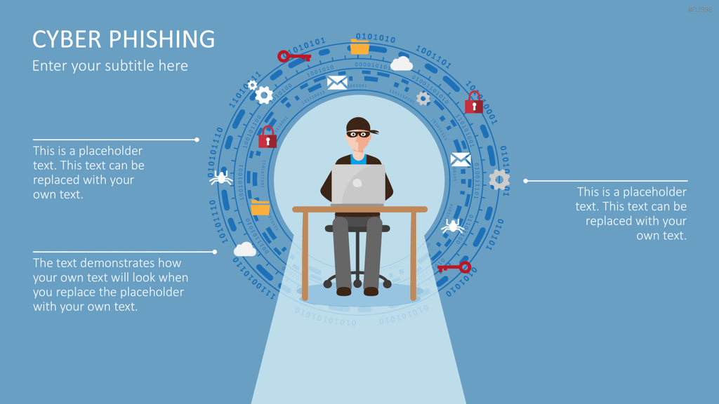Cyber Phishing PowerPoint-Vorlage