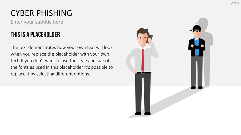 Cyber Phishing PowerPoint-Vorlage