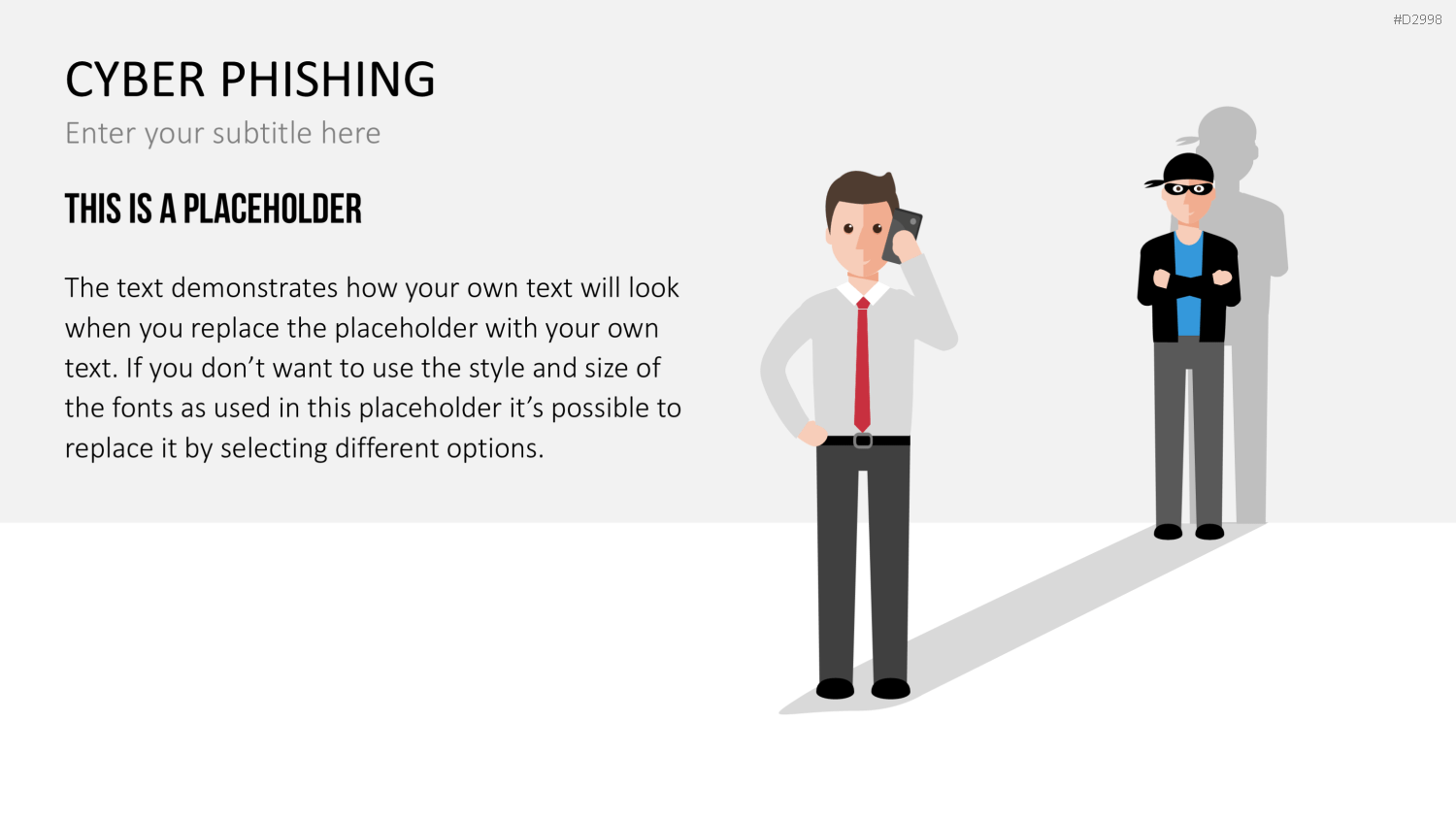 Cyber Phishing PowerPoint-Vorlage