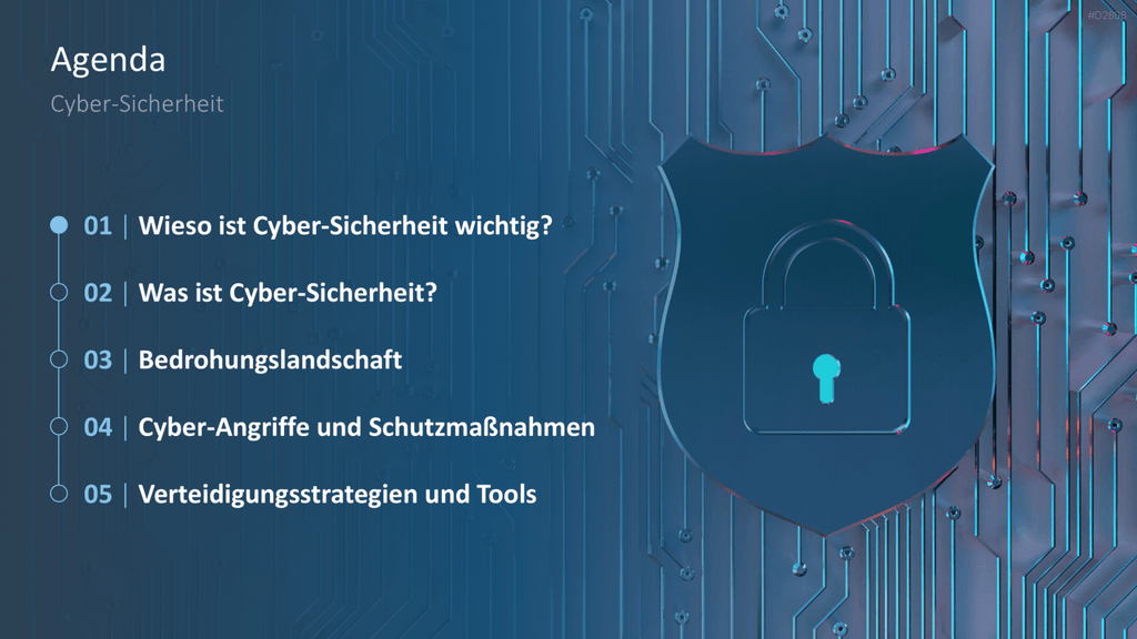 Cyber-Sicherheit PowerPoint-Vorlage