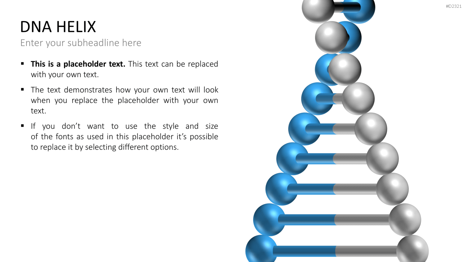 DNA Doppelhelix PowerPoint-Vorlage