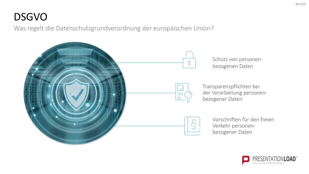DSGVO Datenschutz PowerPoint-Vorlage