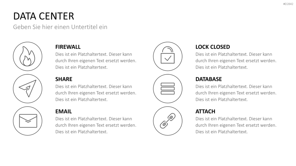 Data Center PowerPoint-Vorlage
