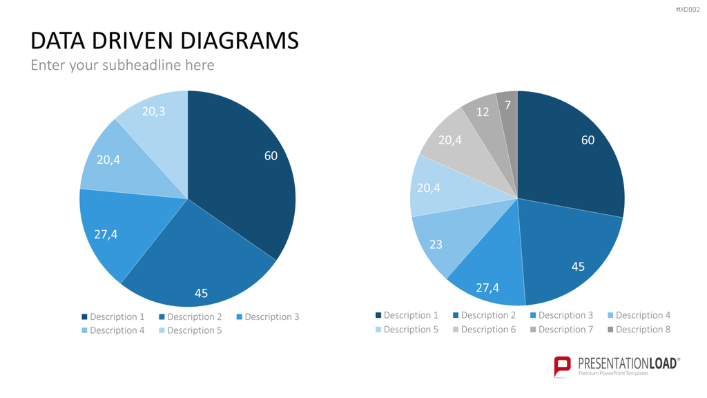 Datendiagramm Bundle PowerPoint-Vorlage