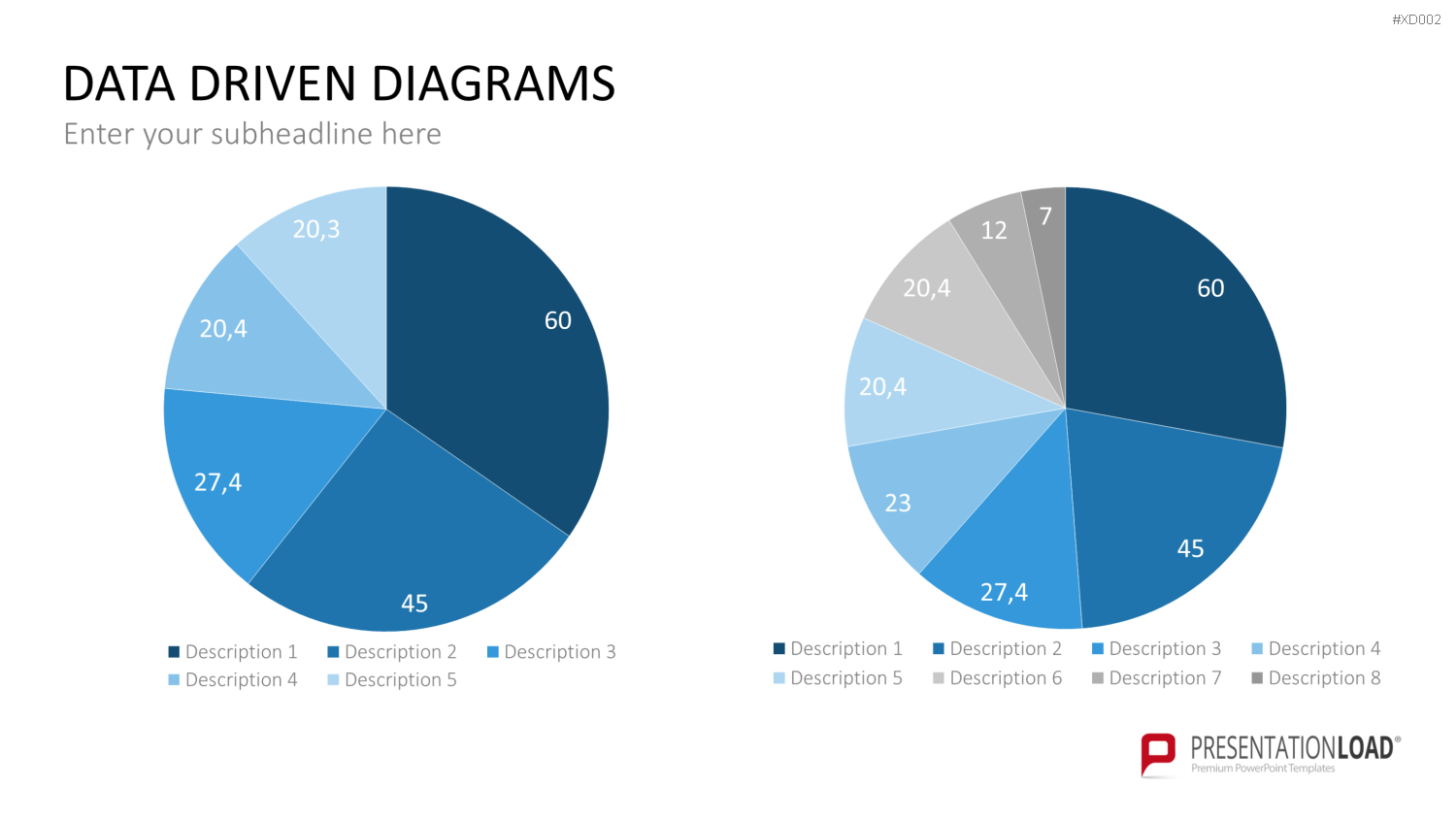 Datendiagramm Bundle PowerPoint-Vorlage