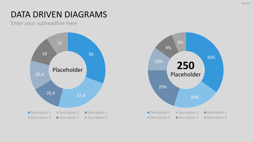 Datendiagramm Bundle PowerPoint-Vorlage