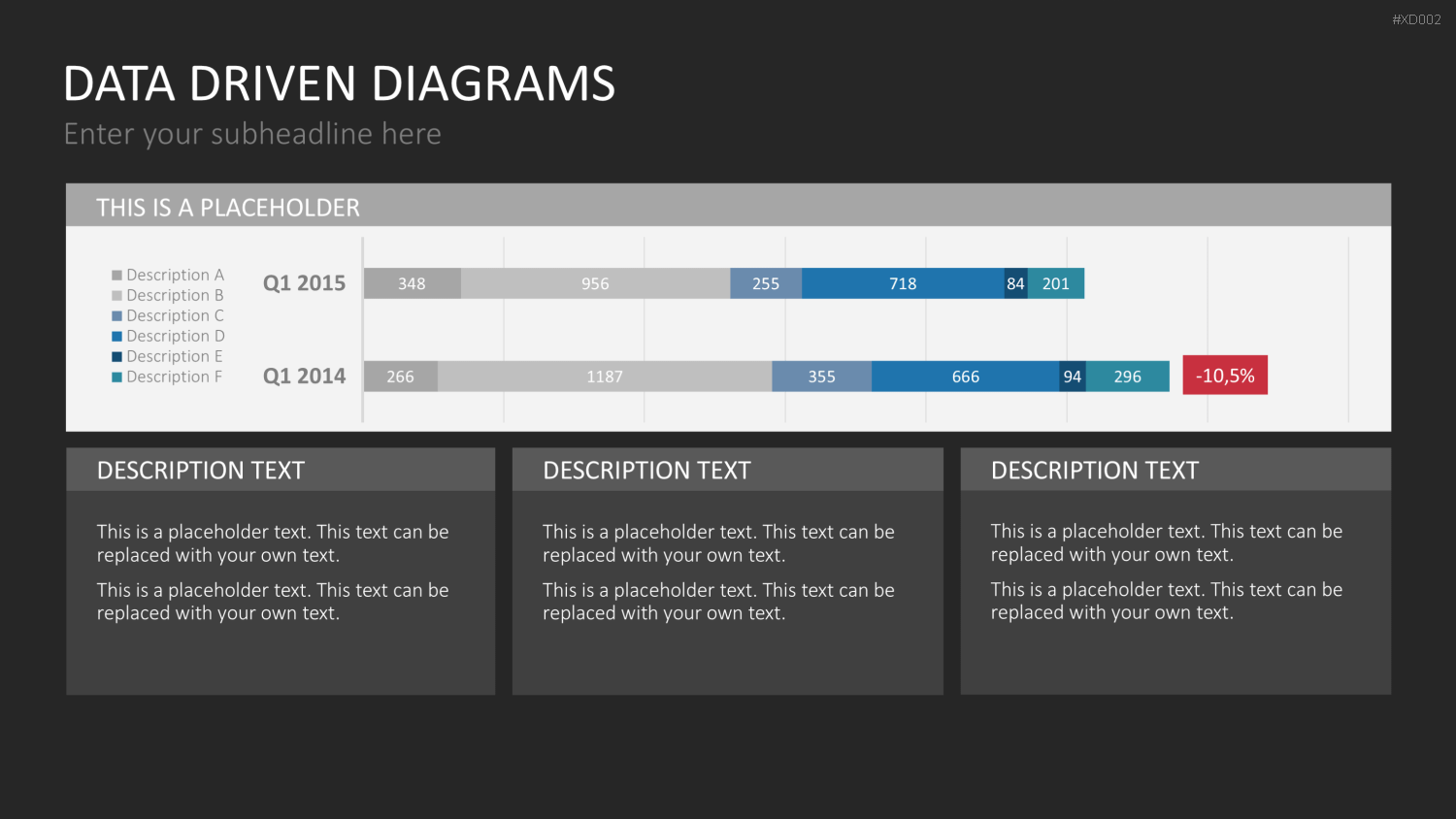 Datendiagramm Bundle PowerPoint-Vorlage
