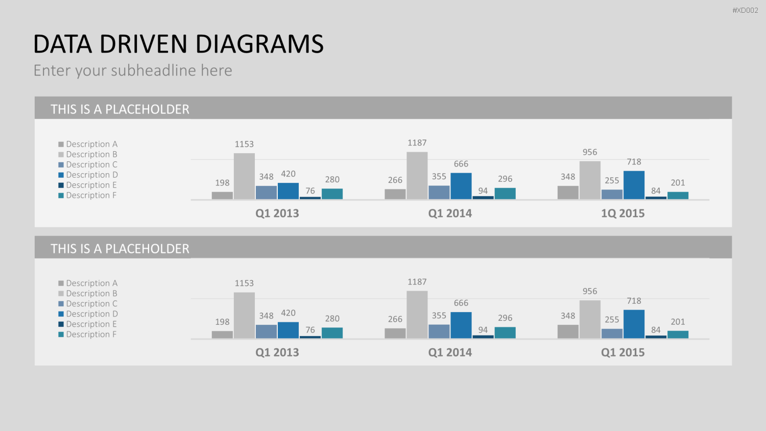 Datendiagramm Bundle PowerPoint-Vorlage