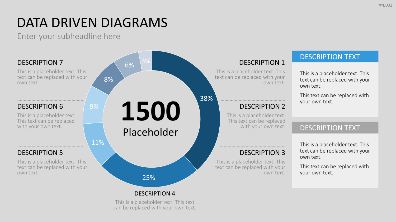 Datendiagramm Bundle PowerPoint-Vorlage