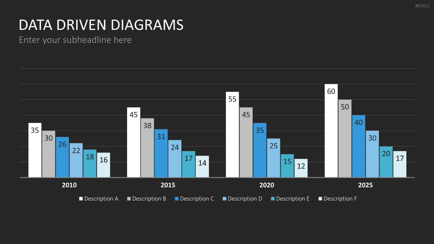 Daten-Diagramme PowerPoint-Vorlage