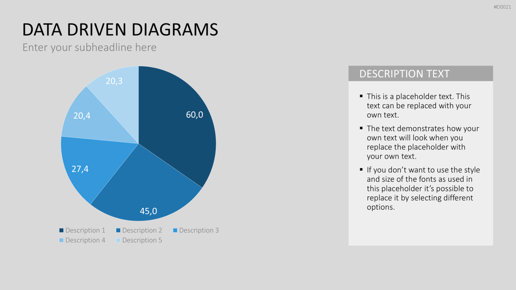 Daten-Diagramme PowerPoint-Vorlage