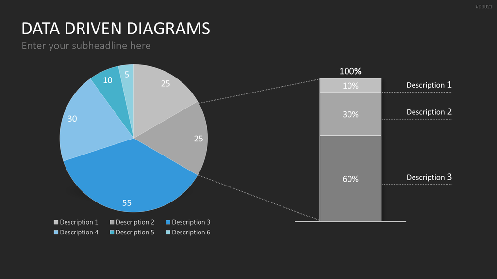 Daten-Diagramme PowerPoint-Vorlage